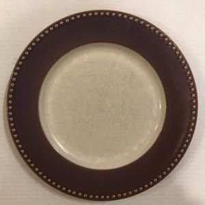 Set Of 3 Dansk “Reactic Plum” Dinner Plates 10 7:8”